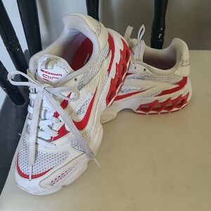 Nike Kids Zoom Air Sneakers White Red